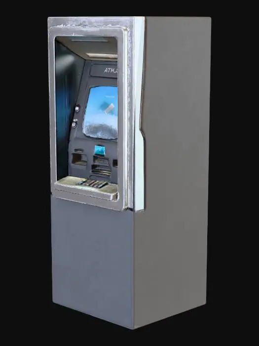 3D model for atm machine