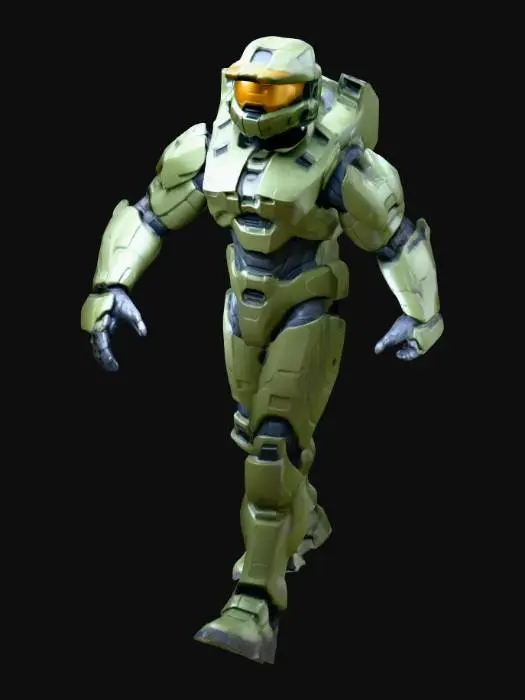3D model for make masterchief from halo