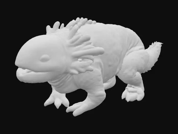3D model for Axolotl Lizard