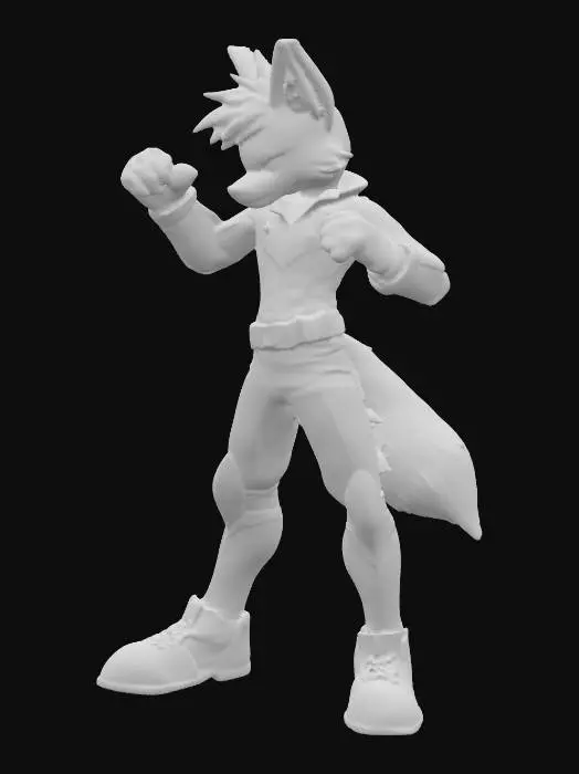 3D model for Melee, No Items, Final Destination, Fox Only