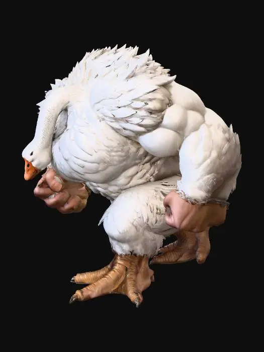 3D model for Goosezilla