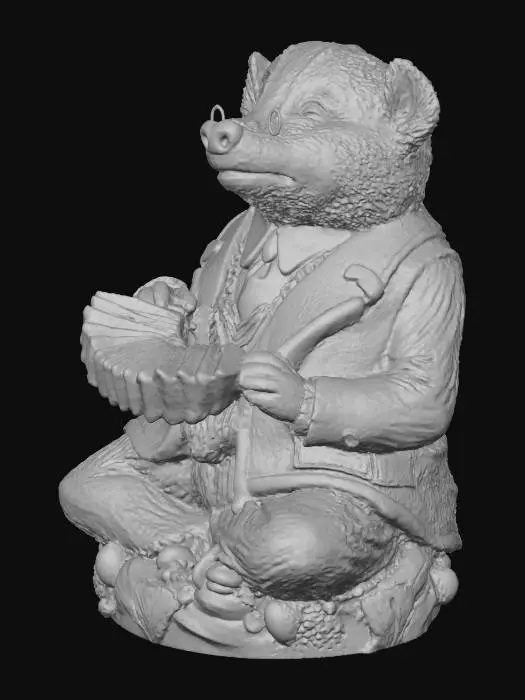 3D model for Accordion Badger Bust