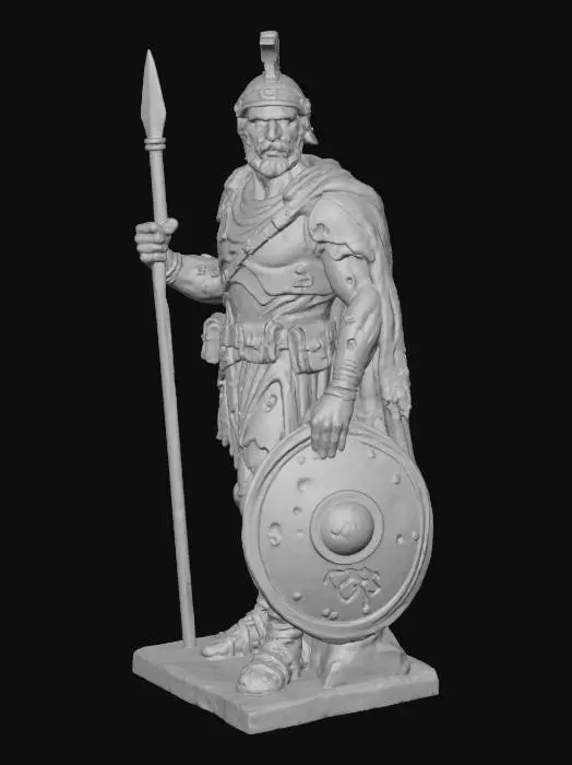 3D model for Warrior of Ruins