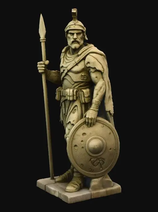 3D model for Warrior of Ruins