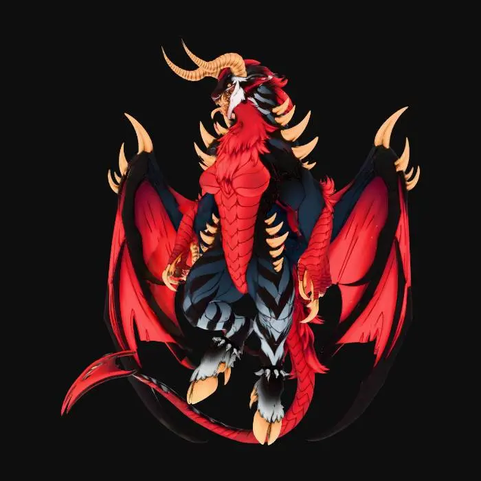 3D model for Baphoriel, second sona