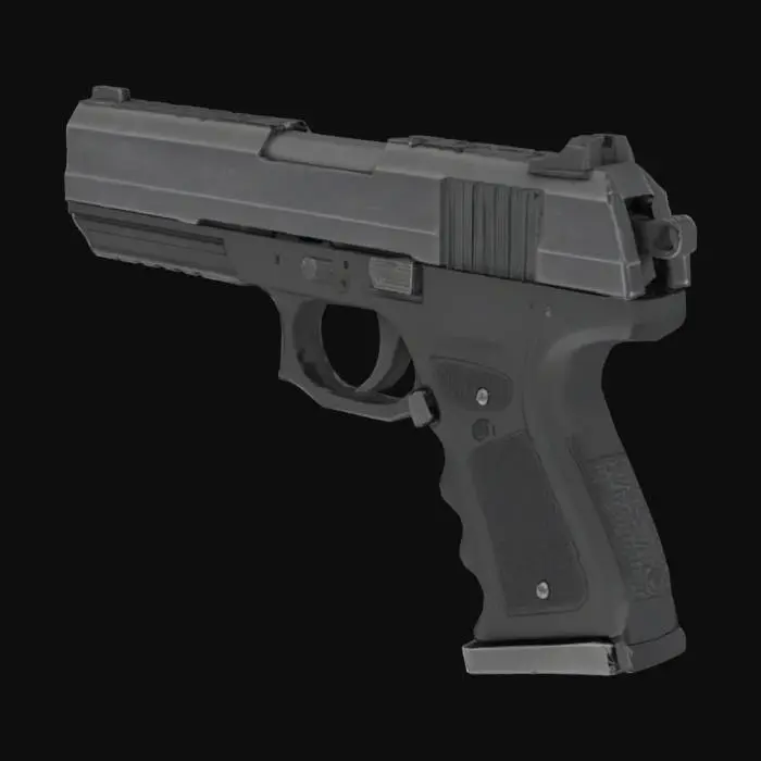 3D model for Steel Pistol