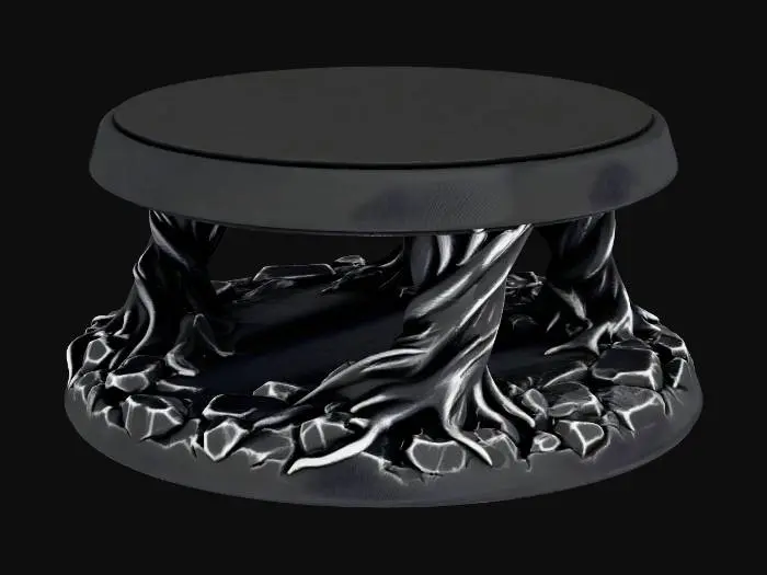 3D model for Platform with decoration #1