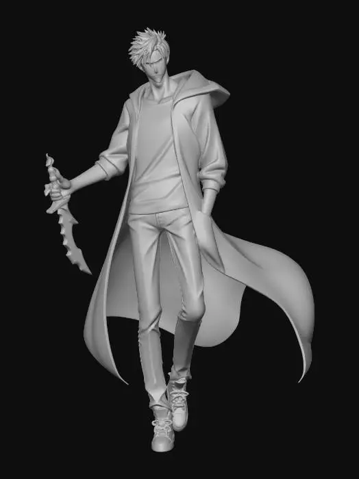 3D model for Meshy_AI_Dark_Mage_Warrior_0117231943_generate