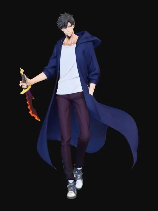 3D model for Meshy_AI_Dark_Mage_Warrior_0117231943_generate