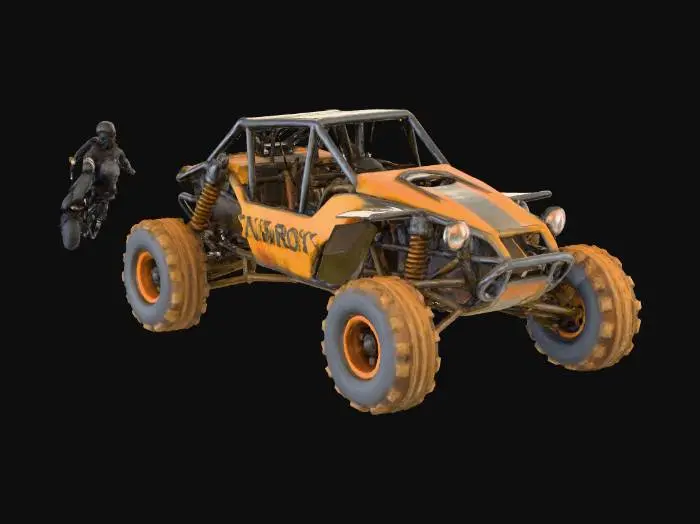 3D model for "Desert Chase"