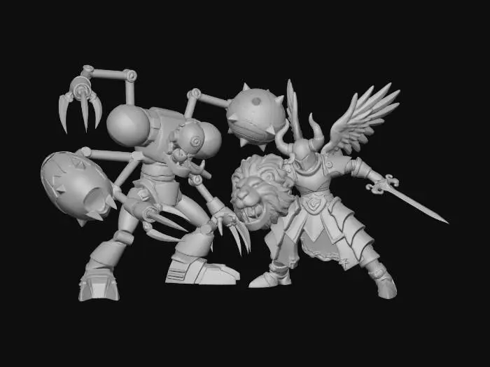 3D model for Clash of Iron Beasts