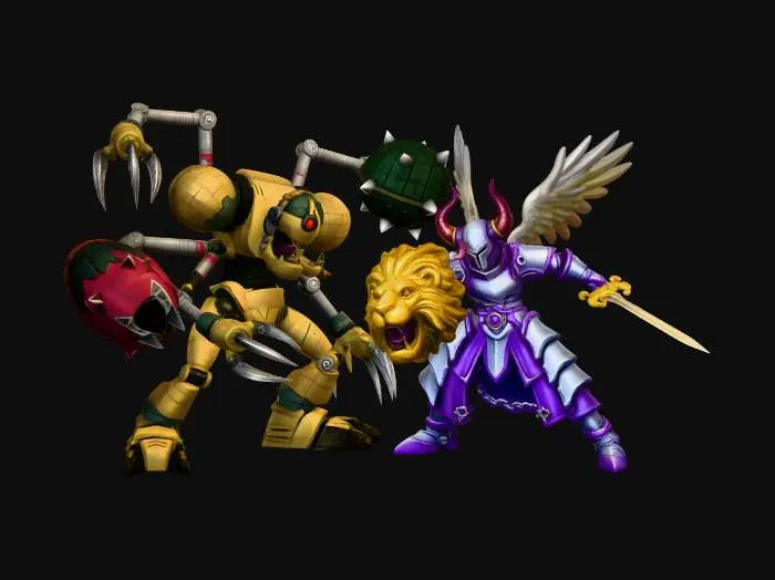 3D model for Clash of Iron Beasts