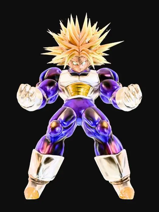 3D model for Super Saiyan Power-Up