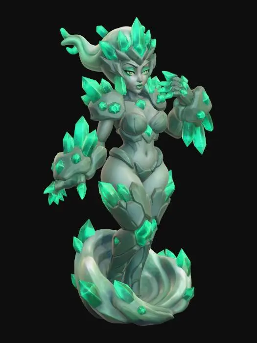 3D model for Emerald Sentinel