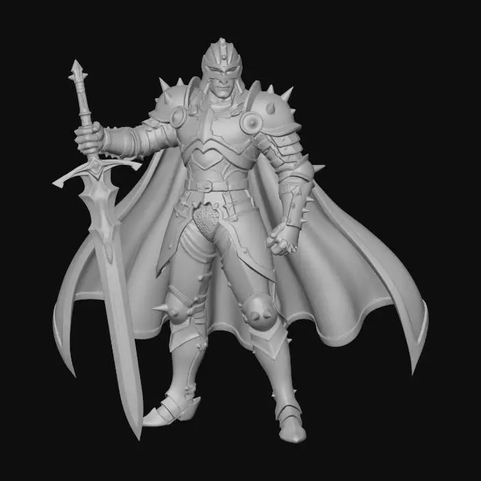 3D model for Violet Knight of the Citadel