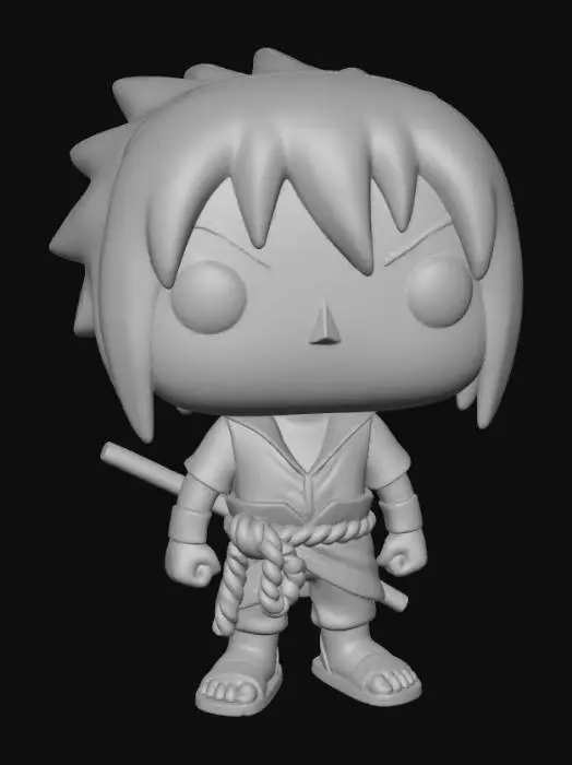 3D model for Chibi Warrior