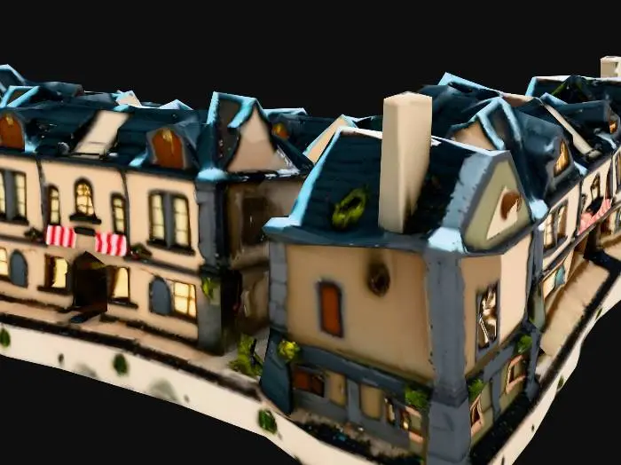 3D model for Evening Courtyard