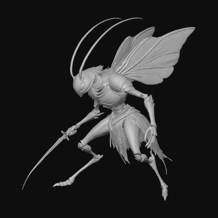 3D model for Wasp Warrior