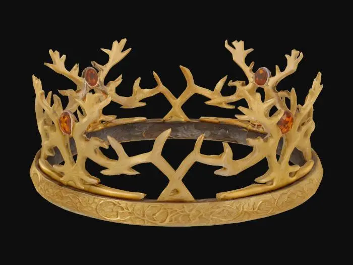 3D model for Golden Antler Crown