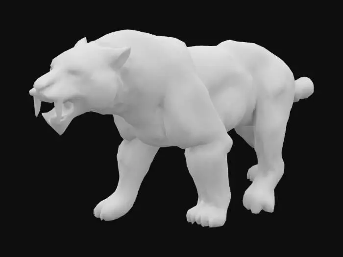 3D model for Sabertooth Majesty