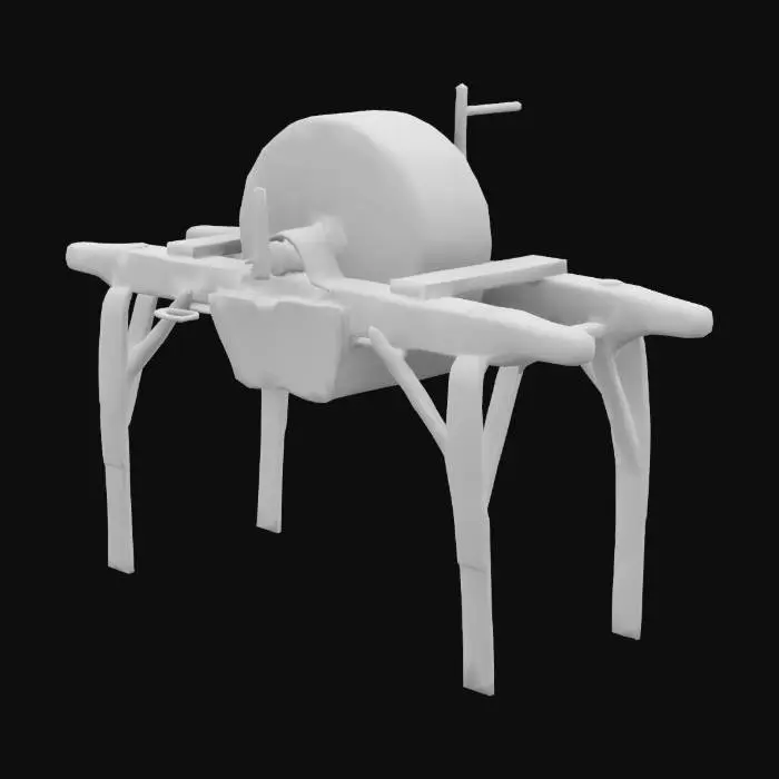 3D model for Antique Grindstone