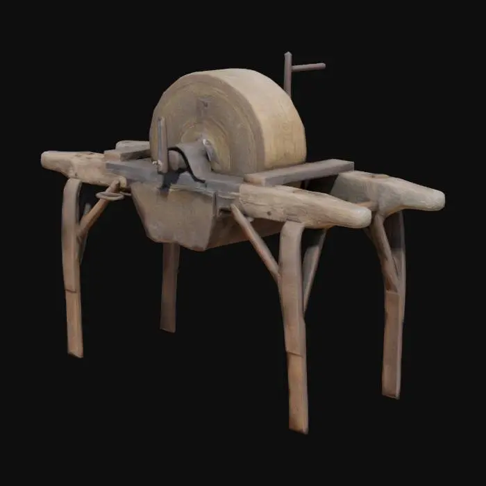 3D model for Antique Grindstone