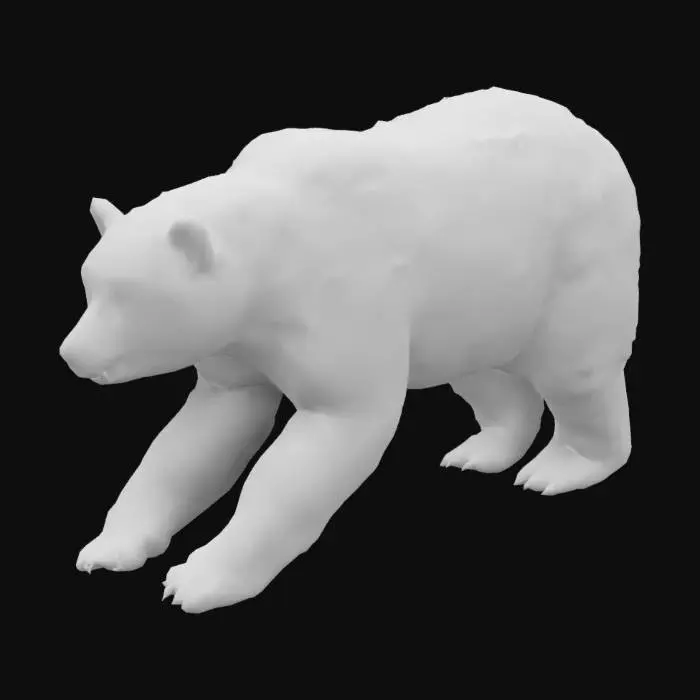 3D model for Snowy Bear Stroll