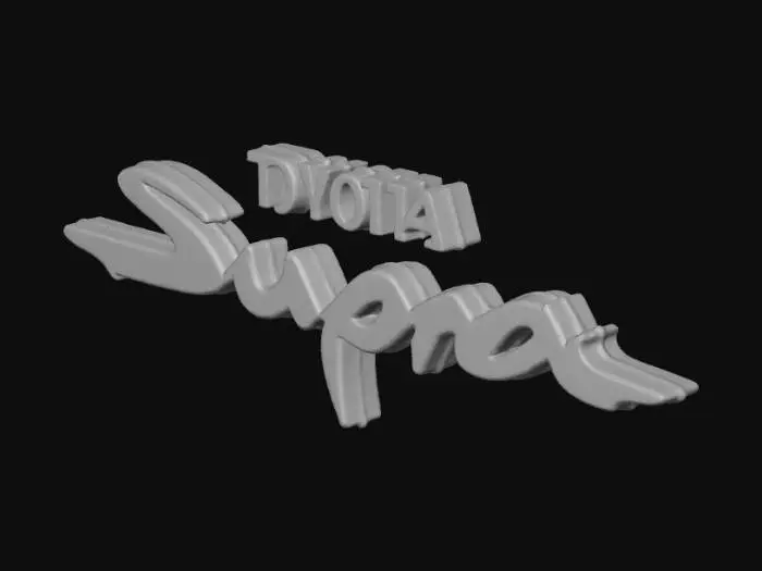 3D model for Toyota Supra Logo