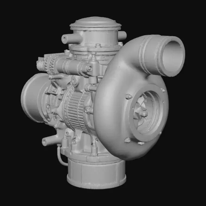 3D model for turbo
