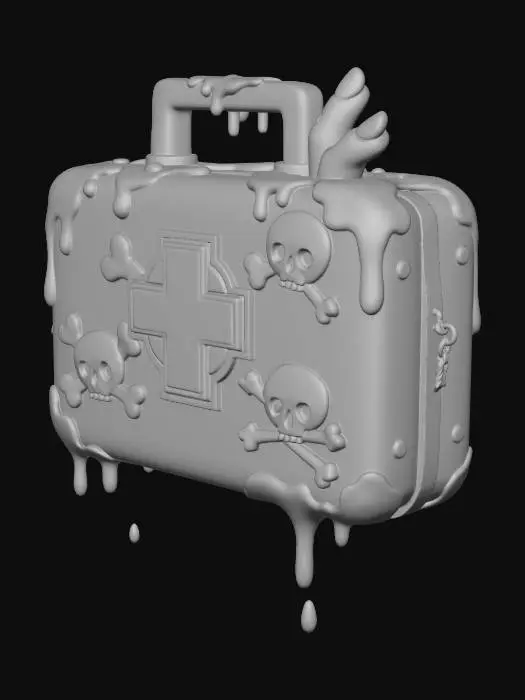 3D model for Slime-Covered First Aid Kit