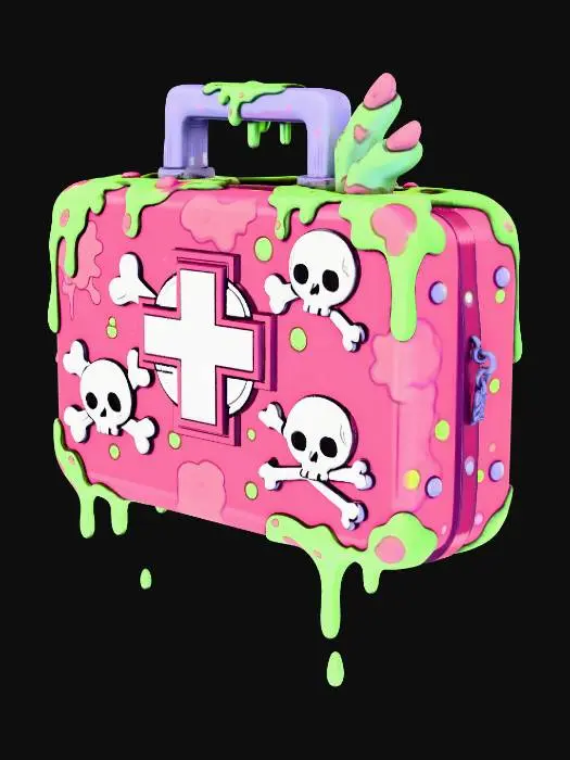 3D model for Slime-Covered First Aid Kit