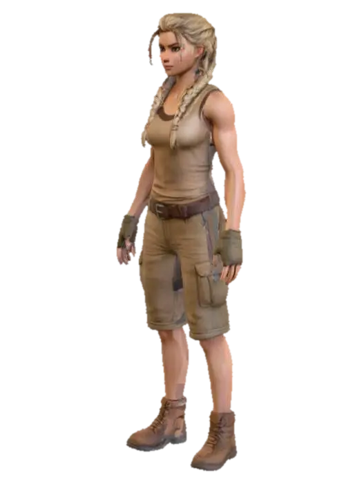 Explorer Outfit par 6531503194 — réalisé avec le générateur 3D IA Meshy, téléchargement gratuit FBX OBJ GLB STL