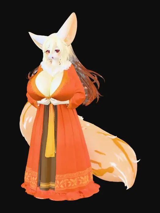 3D model for amine furry