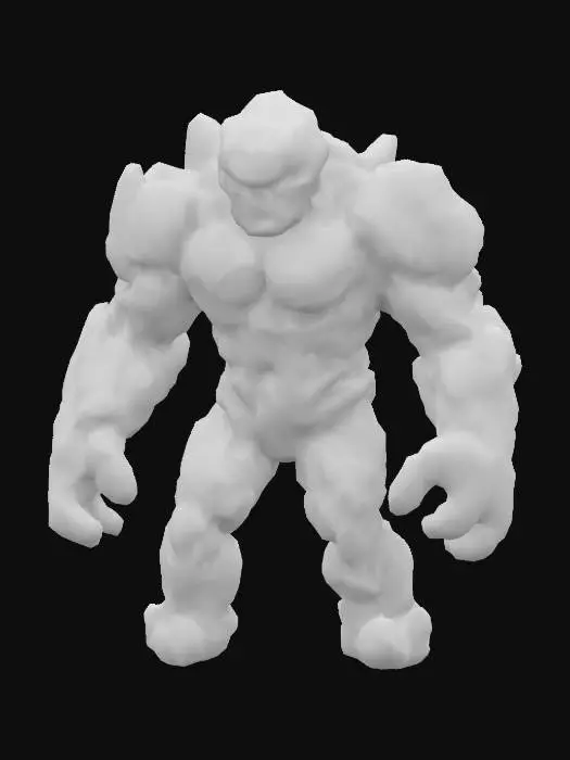 3D model for Stone Guardian