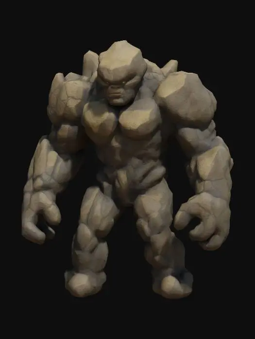3D model for Stone Guardian