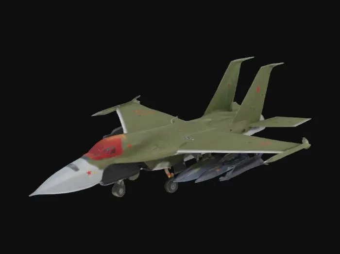 3D model for militar plane