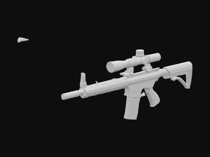 3D model for caza militar