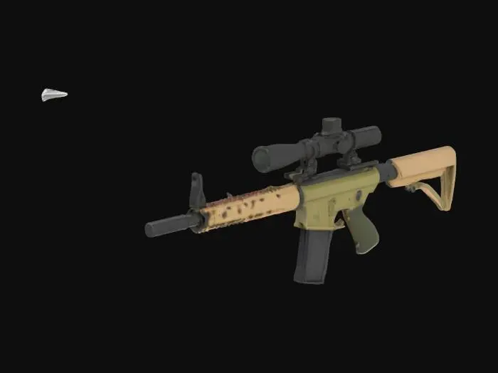 3D model for caza militar