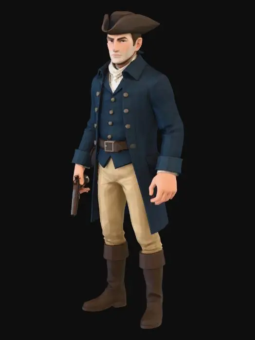 3D model for Colonial Adventurer