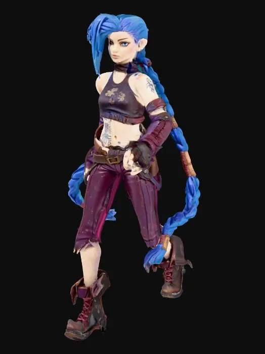 3D model for Blue Rebel