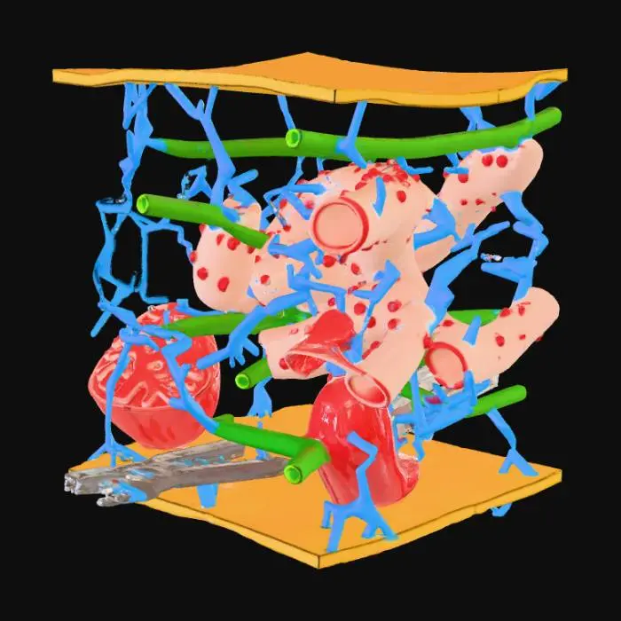 3D model for khung xương tế bào