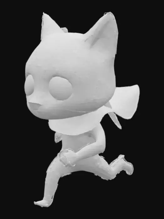 3D model for Runaway Cat Warrior