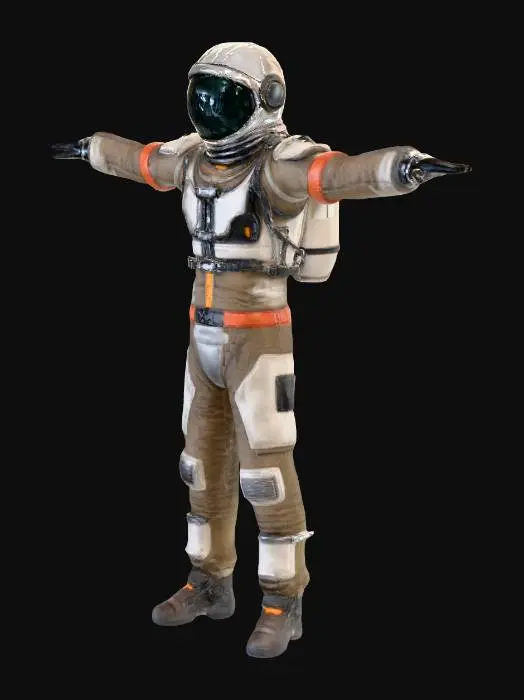 3D model for Vitruvian Astronaut
