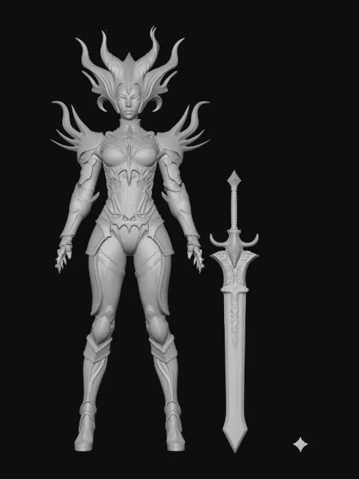3D model for Darkblade Empress