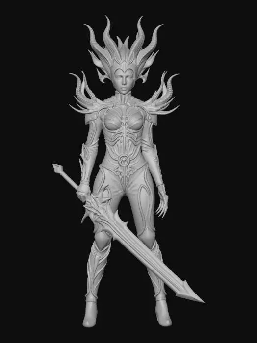 3D model for Dark Enchantress