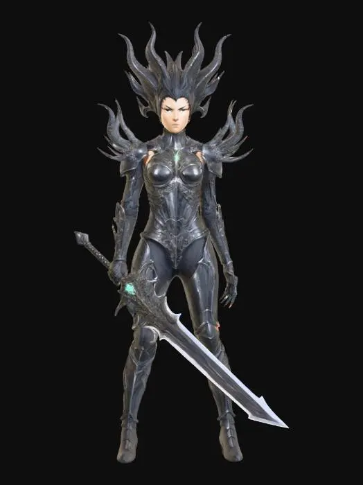 3D model for Dark Enchantress