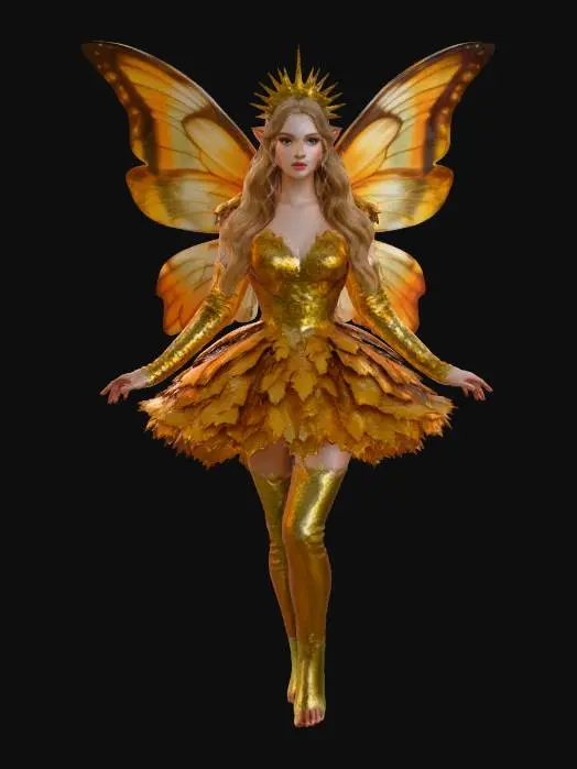 3D model for Autumn Fairy
