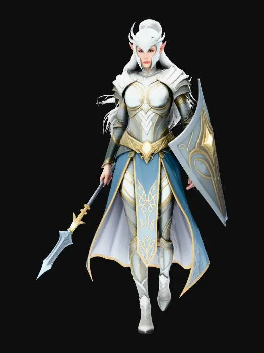 3D model for Ethereal Guardian