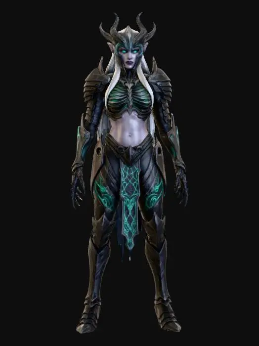 3D model for Shadow Enchantress