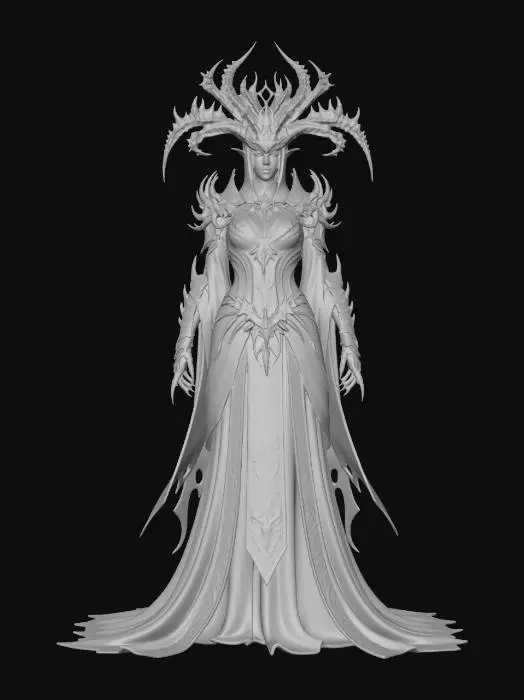 3D model for Dark Enchantress